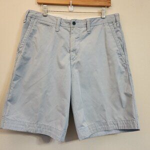 Polo Ralph Lauren Men 10" Relaxed Fit Chino Short 100% Cotton Sz 34 Light Blue
